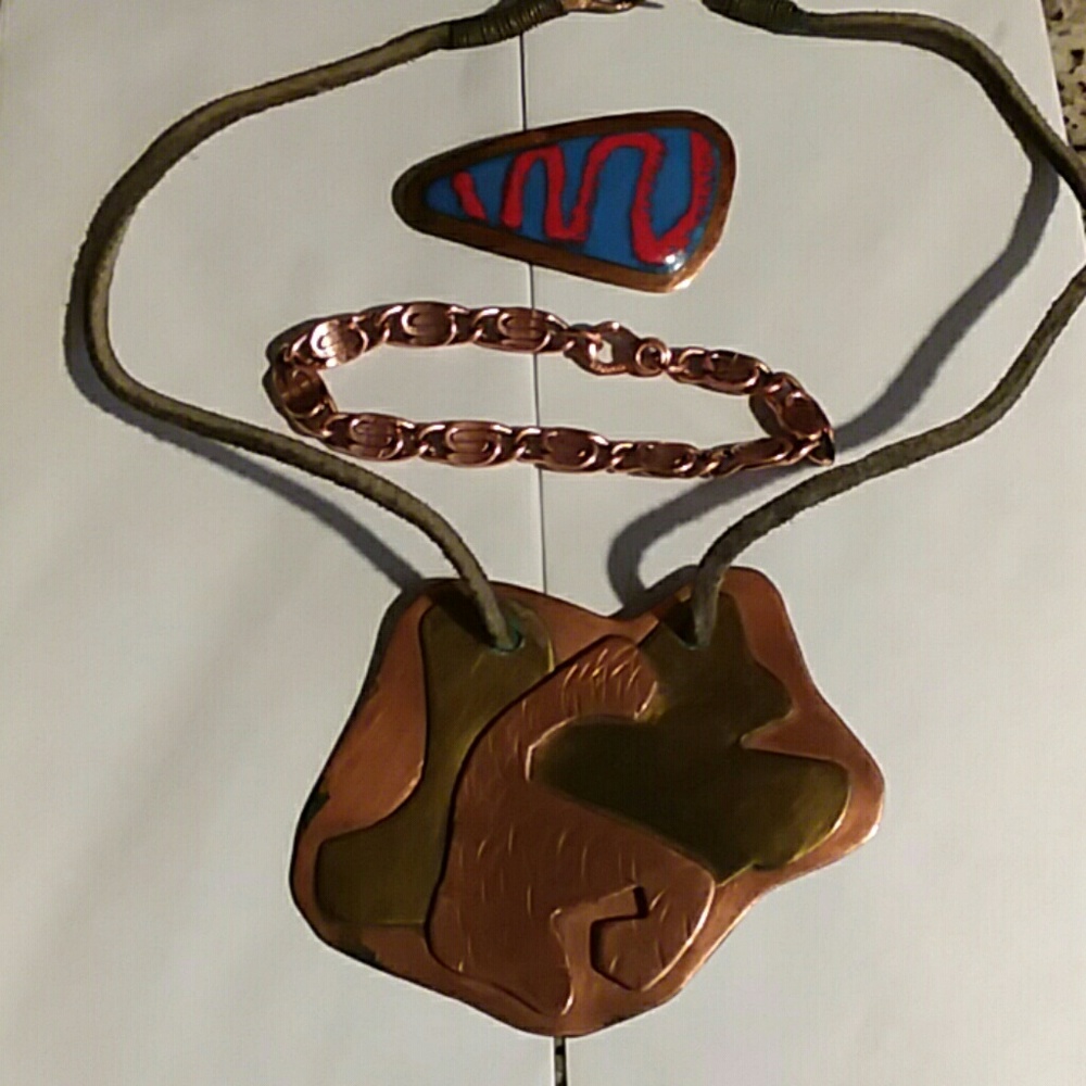 Vintage Copper Necklace Bundle